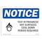 Signmission OSHA Sign, Test In Process Hot Surfaces With, 10in X 7in Rigid Plastic, 10" W, 7" H, Landscape OS-NS-P-710-L-18542 - alternate 1